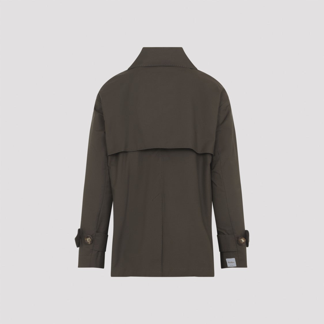 Max Mara The Cube Green Cotton Blend Coat