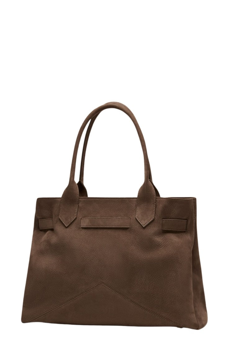 Ballantyne Medium Leather Shoulder Bag With Knot Detail