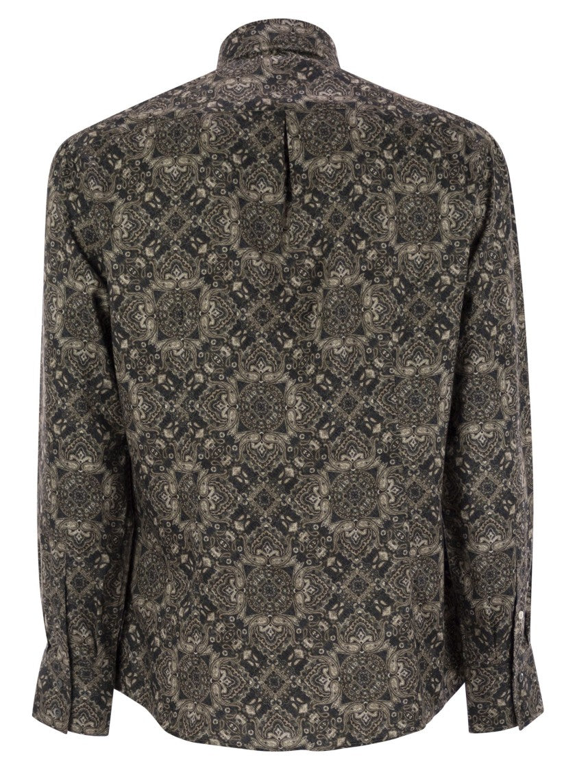 Brunello Cucinelli Classic Easy Fit Cotton Shirt