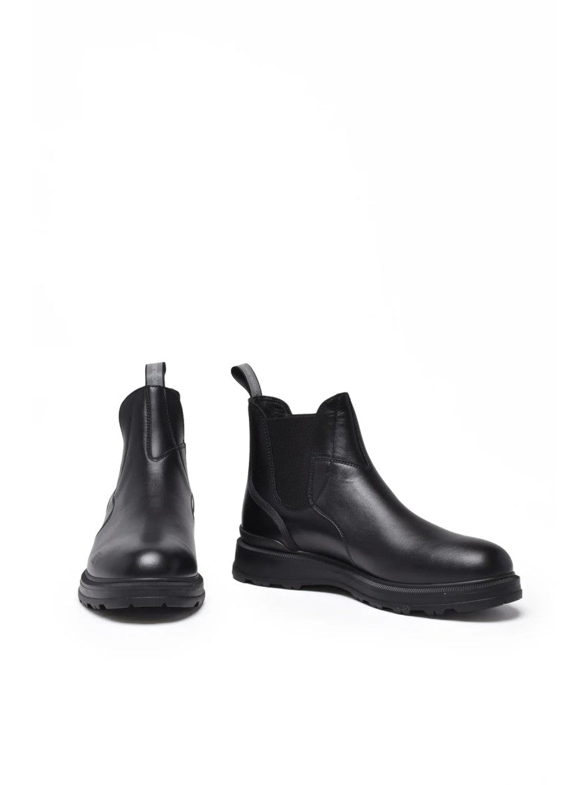 Woolrich Black Leather Vibram Boots