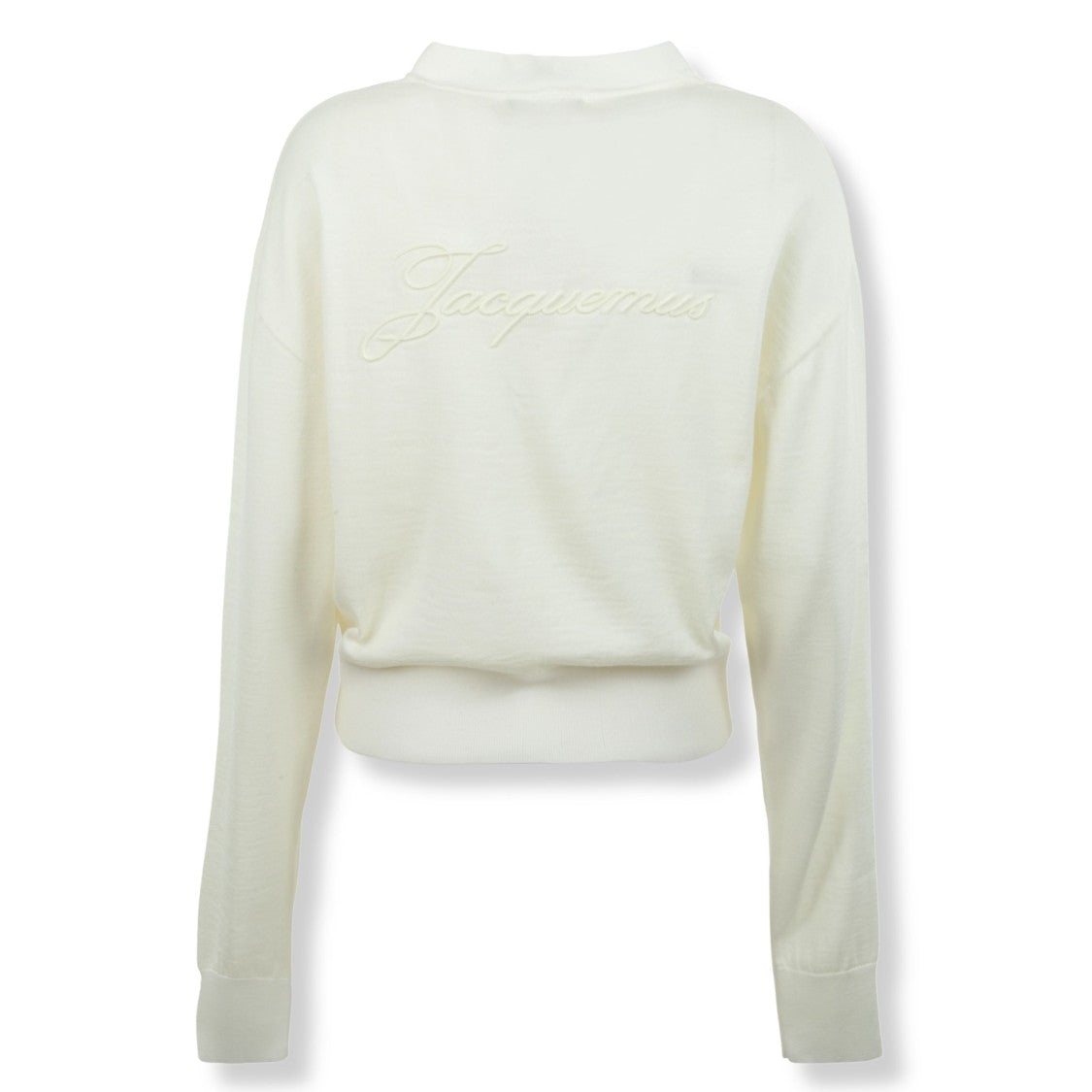 Jacquemus Lightweight Ribbed Knit Cardigan With V-Neckline