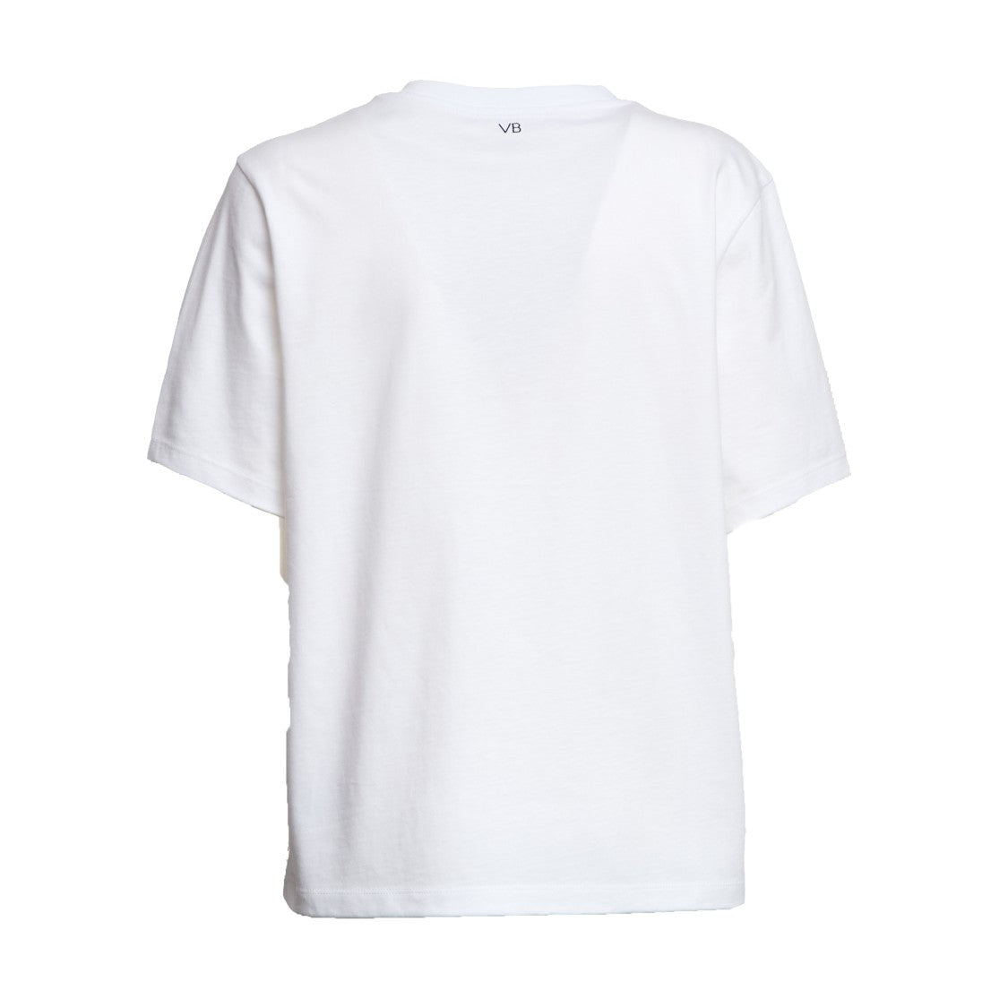 Victoria Beckham Slogan Fashion Crewneck Printed T-Shirt