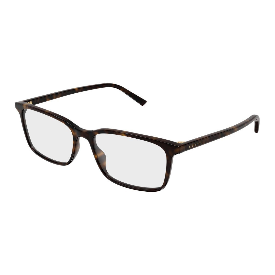 Gucci Gg1997o Rectangular Tortoiseshell Frame Eyeglasses