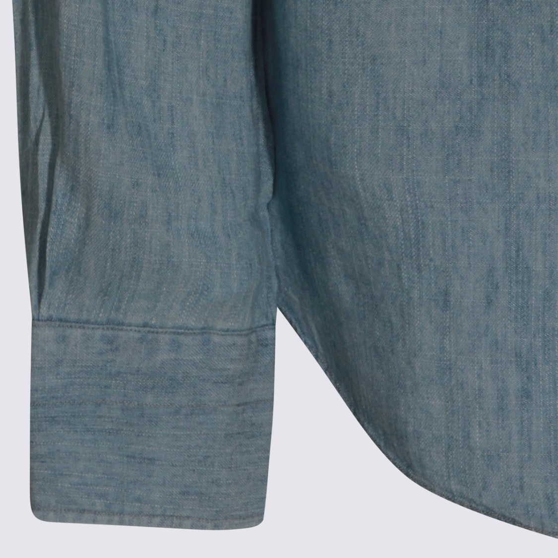 Eleventy Relaxed-Fit Button-Down Shirt With Western Yoke Details