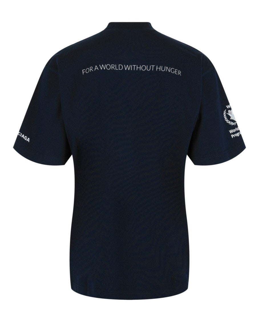 Balenciaga Medium-Fit Cotton T-Shirt With World Food Programme Graphics