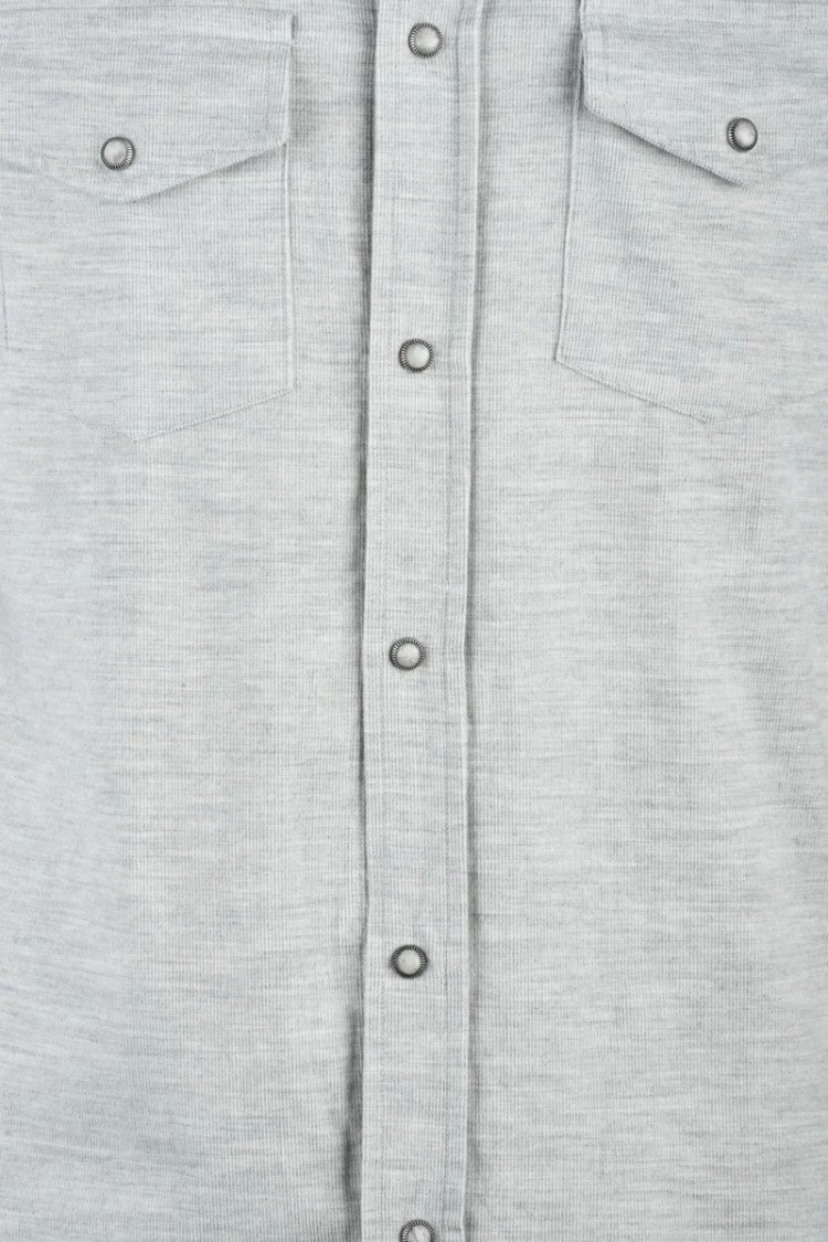 Eleventy Cotton Shirt - Light Grey