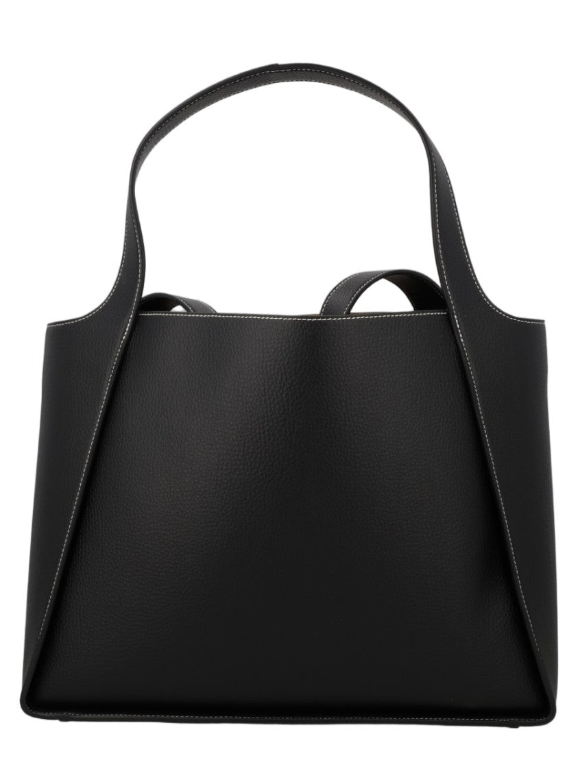 Stella Mccartney Textured Polyamide Shoulder Bag With Wide Strap
