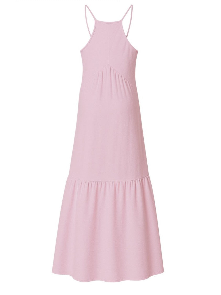 Isabel Marant Étoile Pink Vasma Cotton Blend Dress