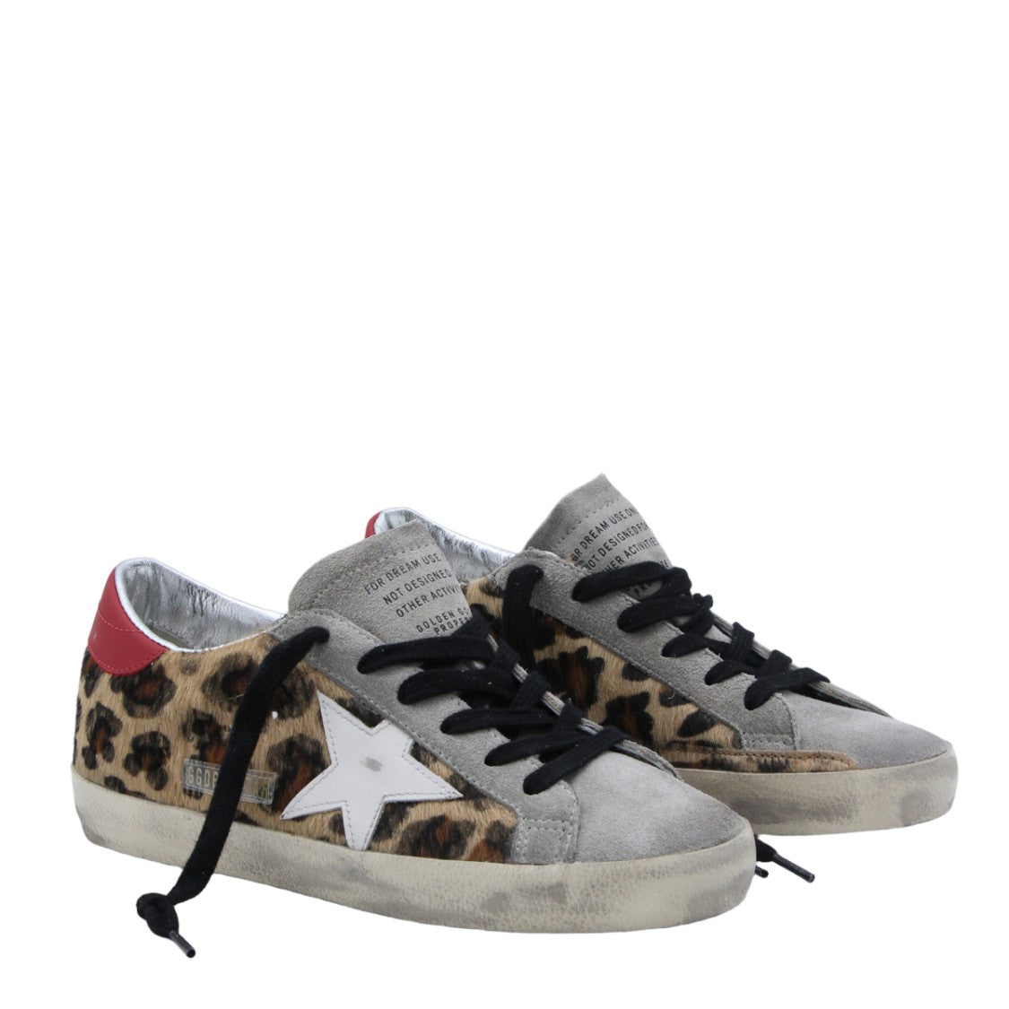 Golden Goose Leopard Print Sneakers
