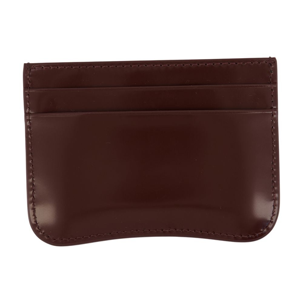 Ami Paris Paris Cardholder - Leather - Bordeaux