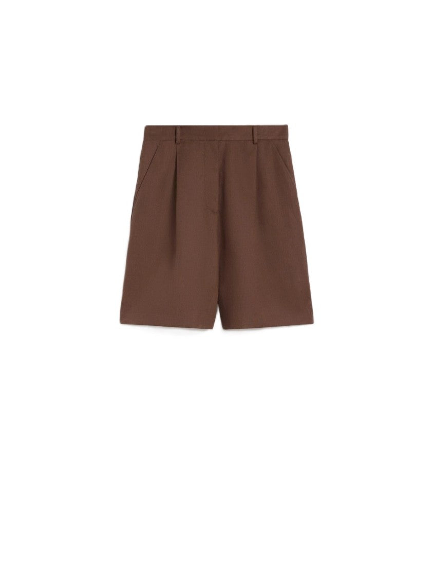 Max Mara High-Waisted Tailored Shorts With Flared Leg