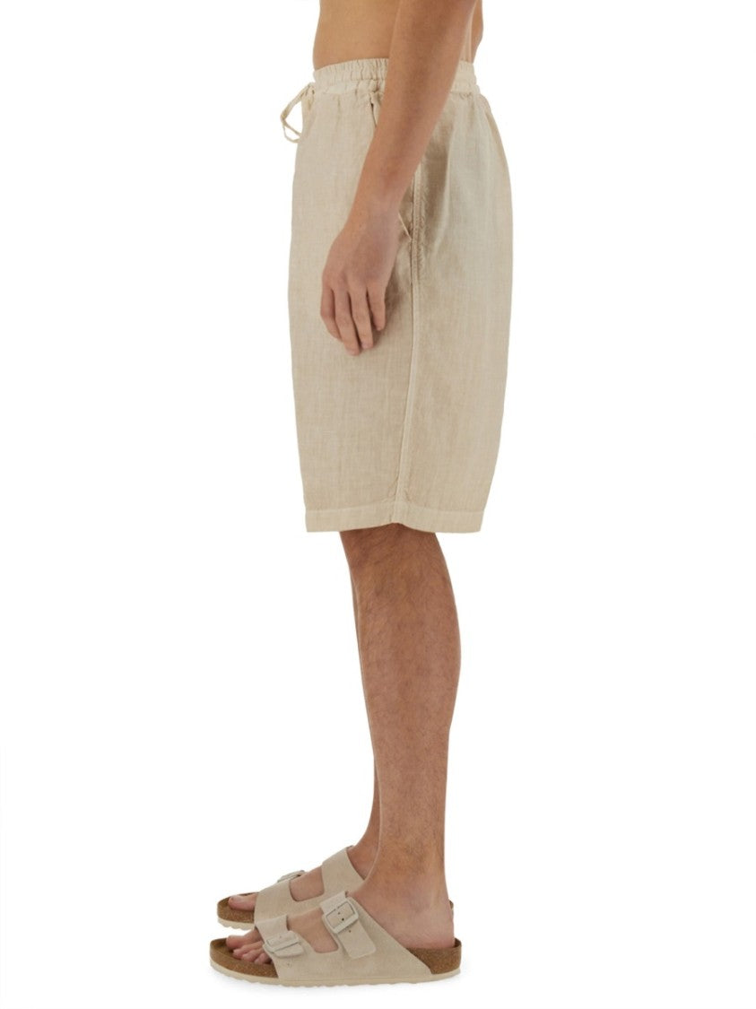 120% Lino Relaxed Fit Linen Shorts