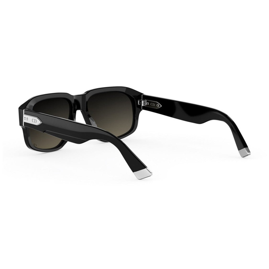 Dior Black Diortailoring Acetate Oversized Square Sunglasses