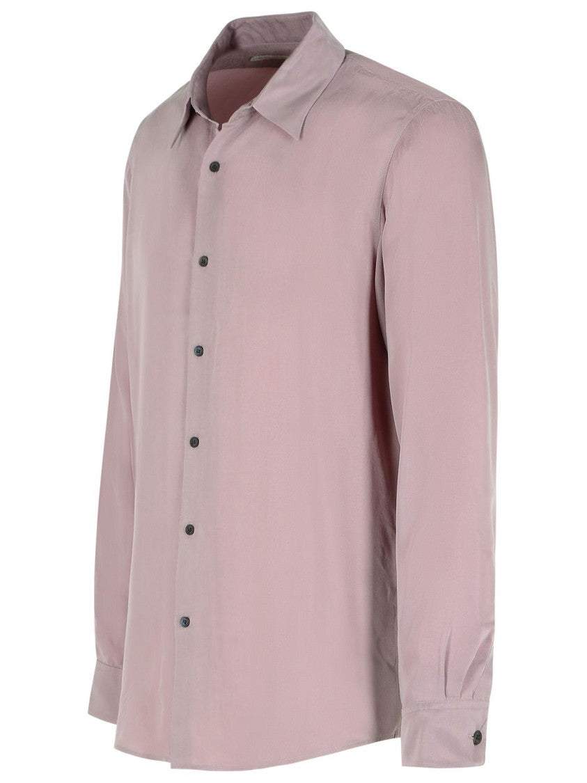 Dries Van Noten Mauve Cupro Shirt