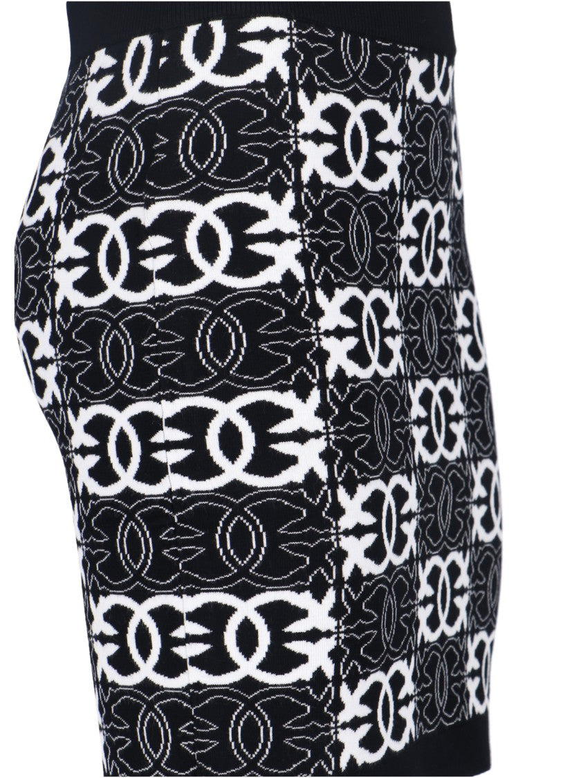 Pinko Midi Skirt – Black