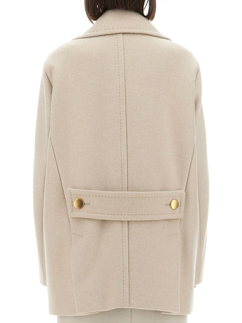 Max Mara Regular Fit Cashmere Long Coat With Timeless Design