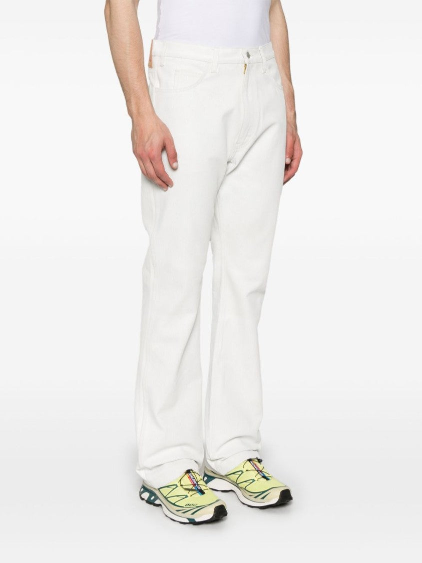 Junya Watanabe Straight-Fit White Denim Jeans