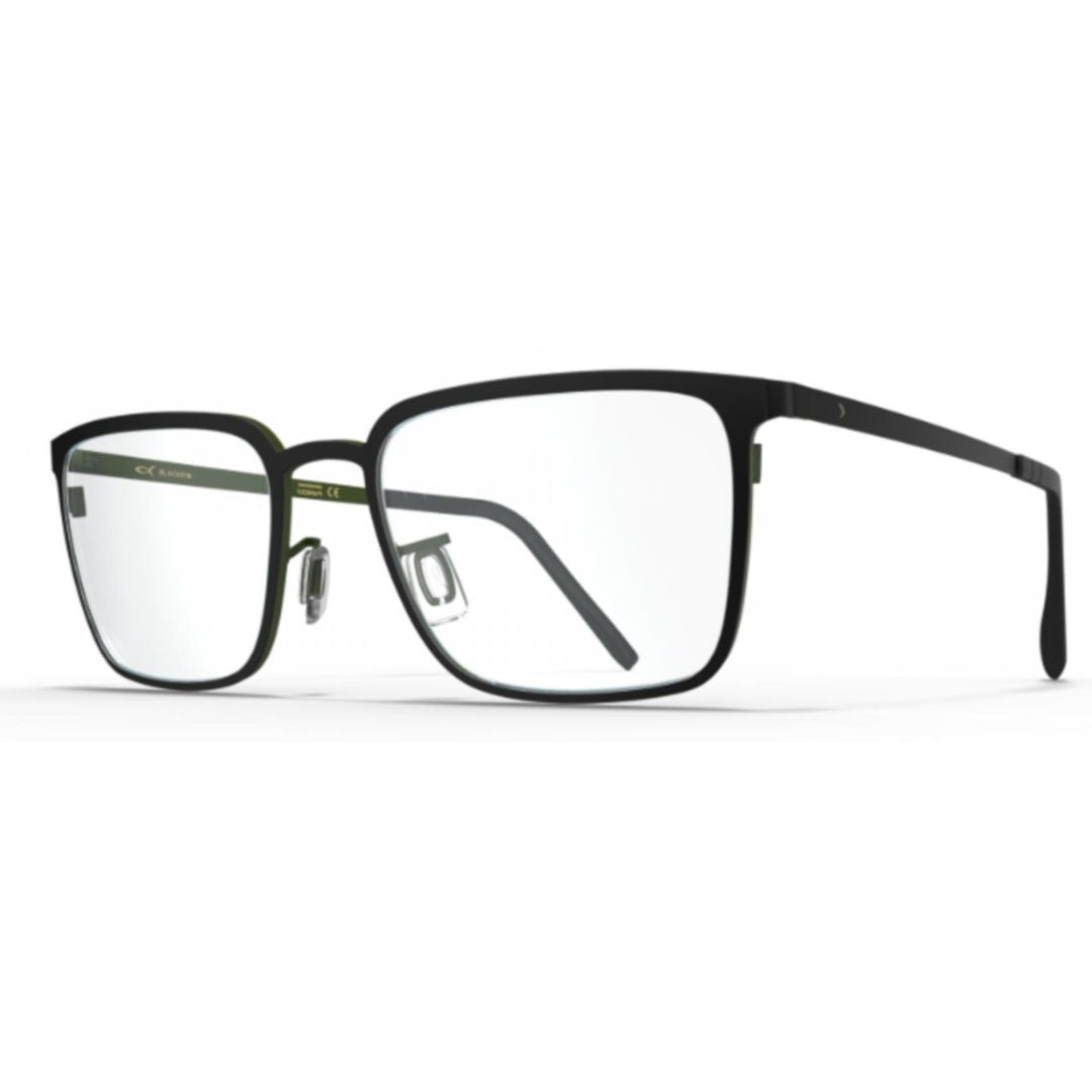 Blackfin Bf1084 Dover Rectangular Black Eyeglasses With Minimalist Design