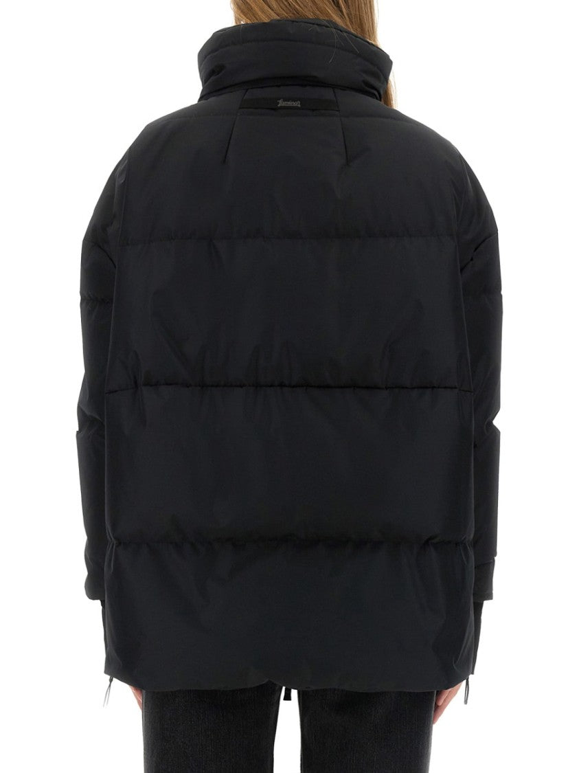 Herno Quilted Black Laminar Jacket