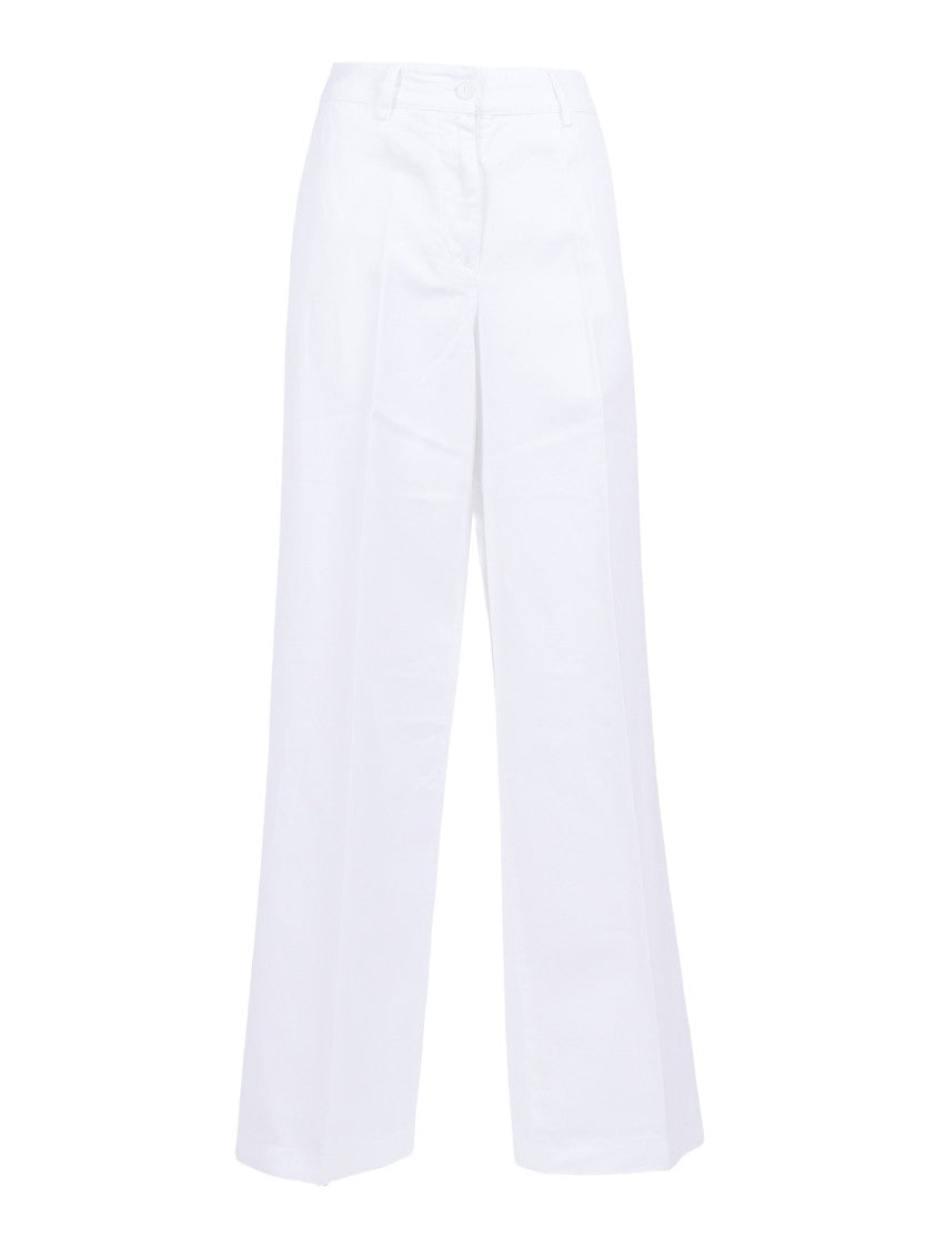 Aspesi High Waisted Chic Straight-Leg Pants