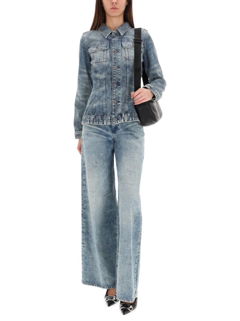 Diesel 1978 D-Akemi Flare Wide-Leg Jeans