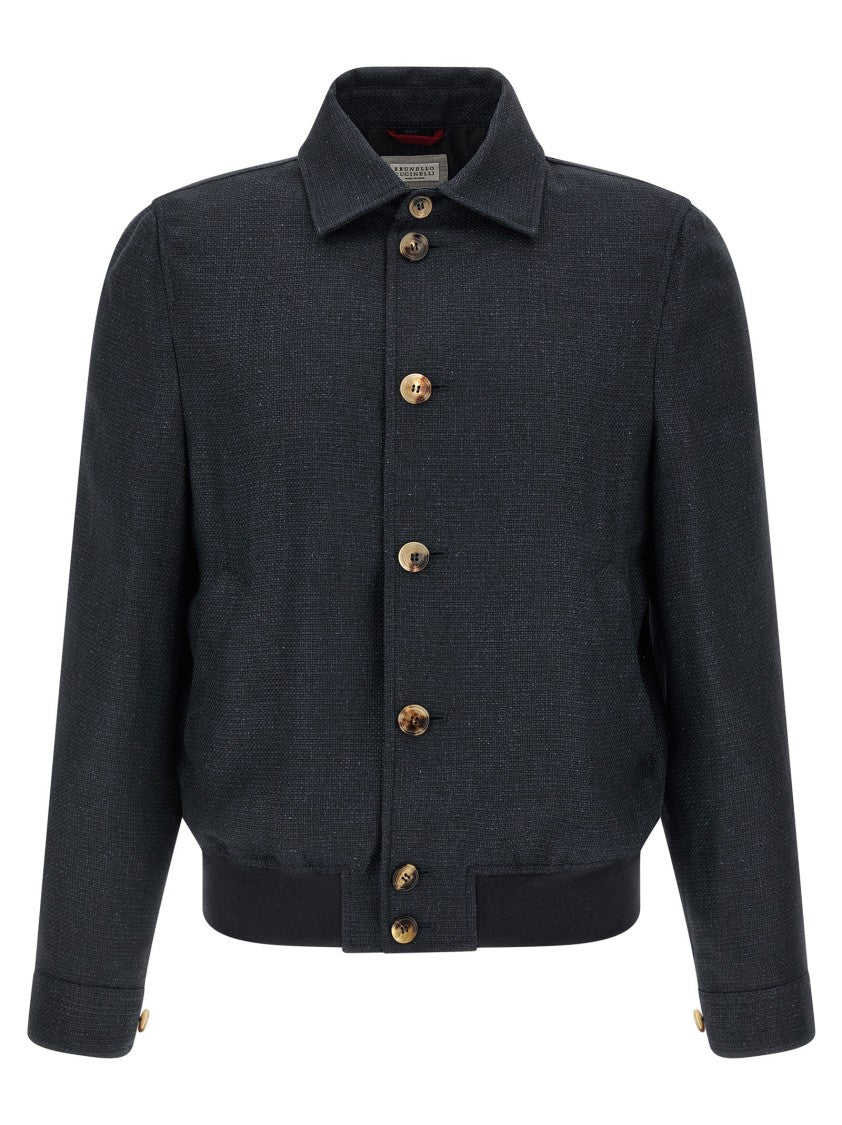 Brunello Cucinelli Linen Blend Jacket