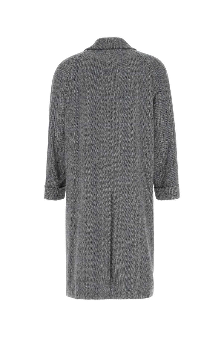 Gucci Embroidered Wool Blend Coat