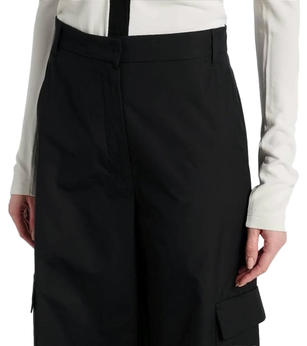 Max Mara High-Waisted Black Straight-Leg Pants