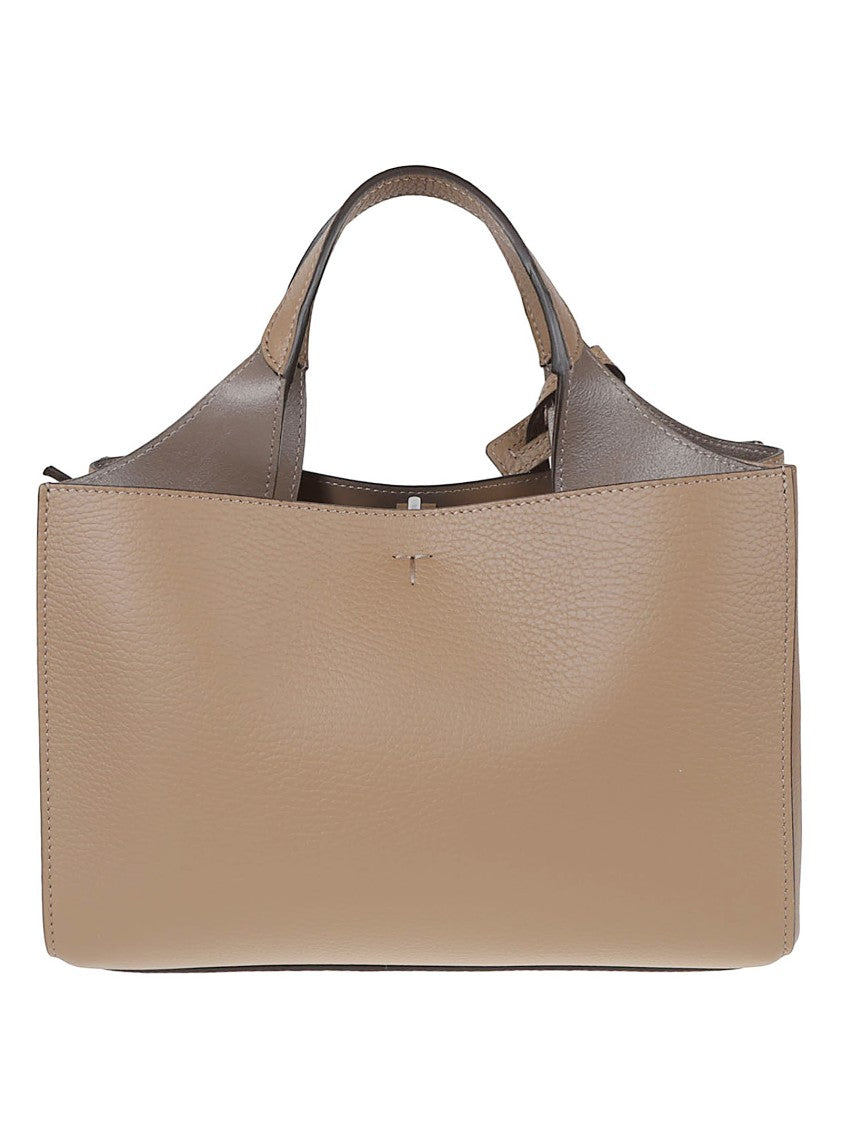 Tod's Brown Calf Leather Apa Mini Handbag