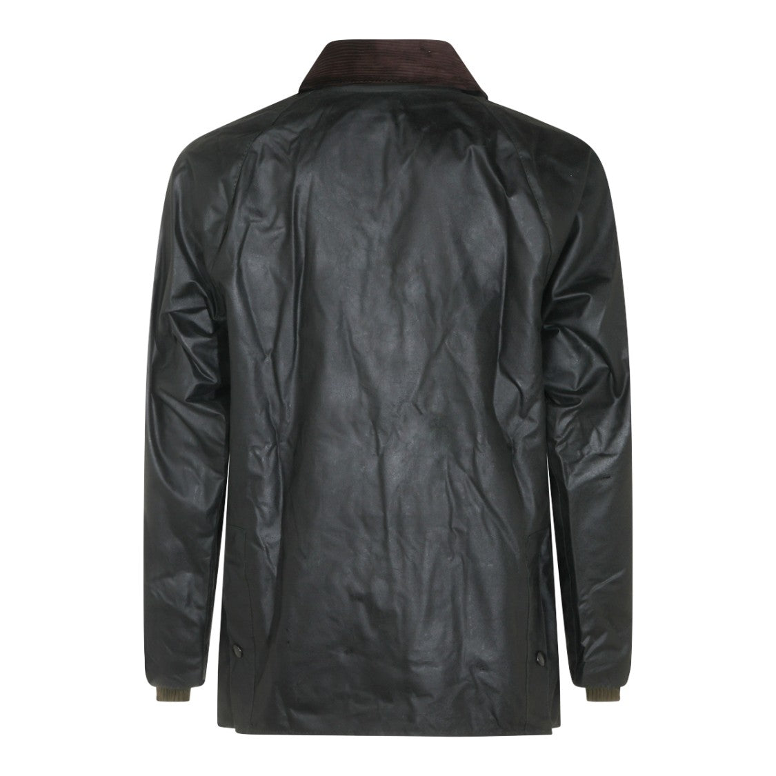 Barbour Sage Bedale Waxed Corduroy-Collar Casual Shirt Jacket