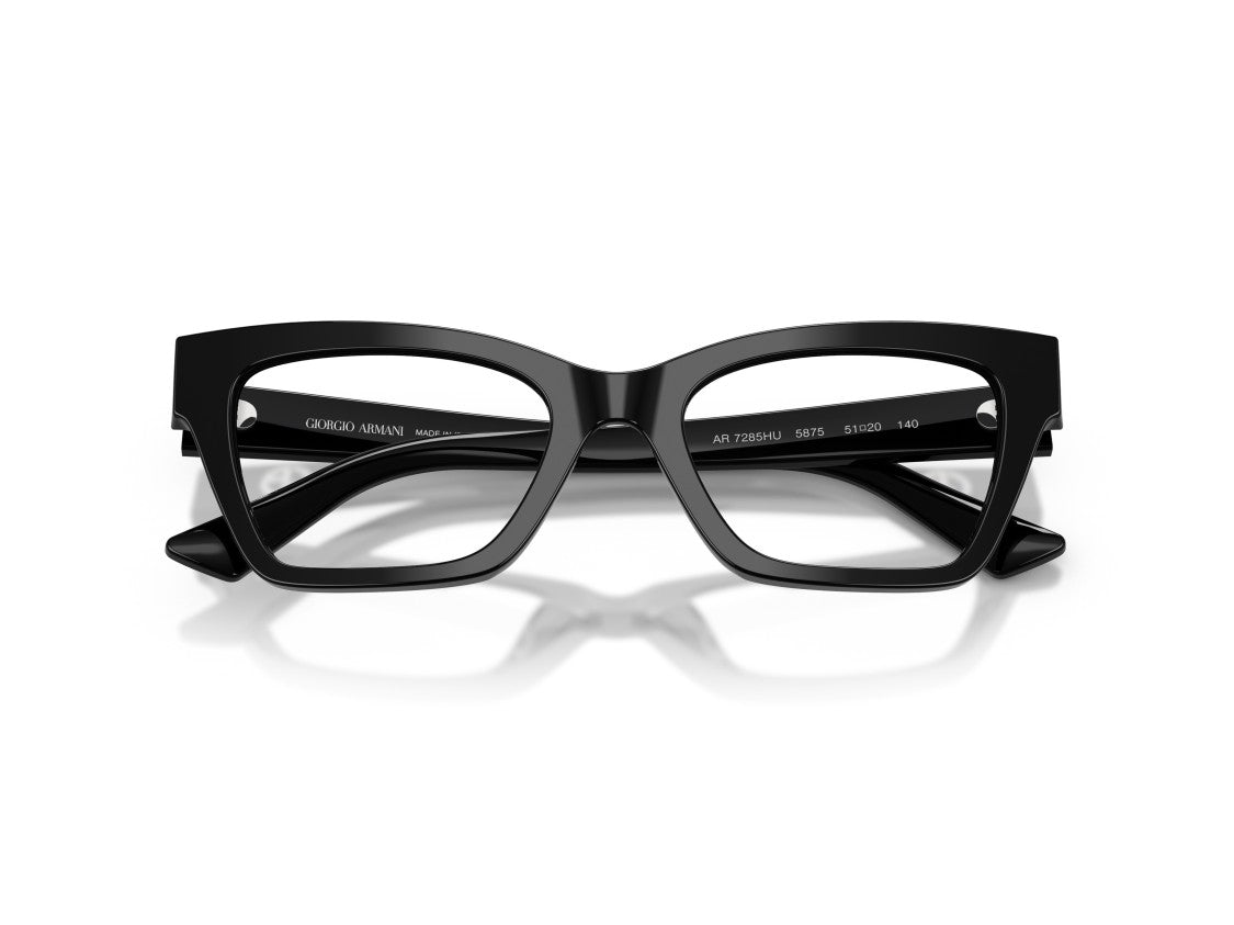 Giorgio Armani 0Ar7285hu Glossy Acetate Oversized Square Eyeglasses