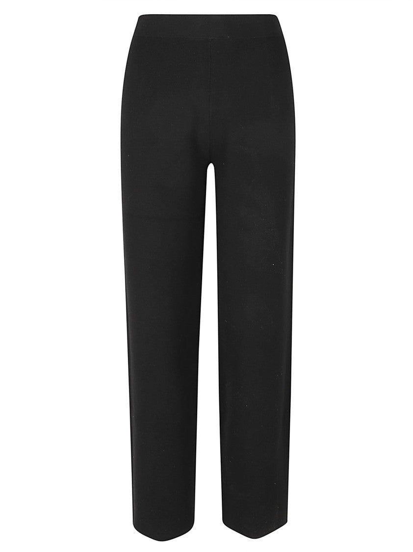 Max Mara Cropped Straight-Leg Trousers With Fitted Waistband And Minimalist Design