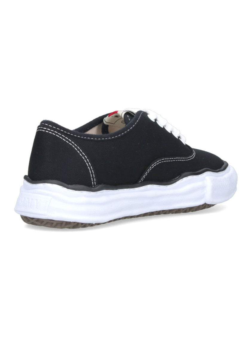 Maison Mihara Yasuhiro "Baker Og Sole Canvas" Sneakers – Black