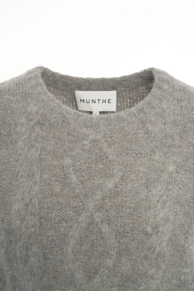 Munthe Loline' Cable Knit Sweater