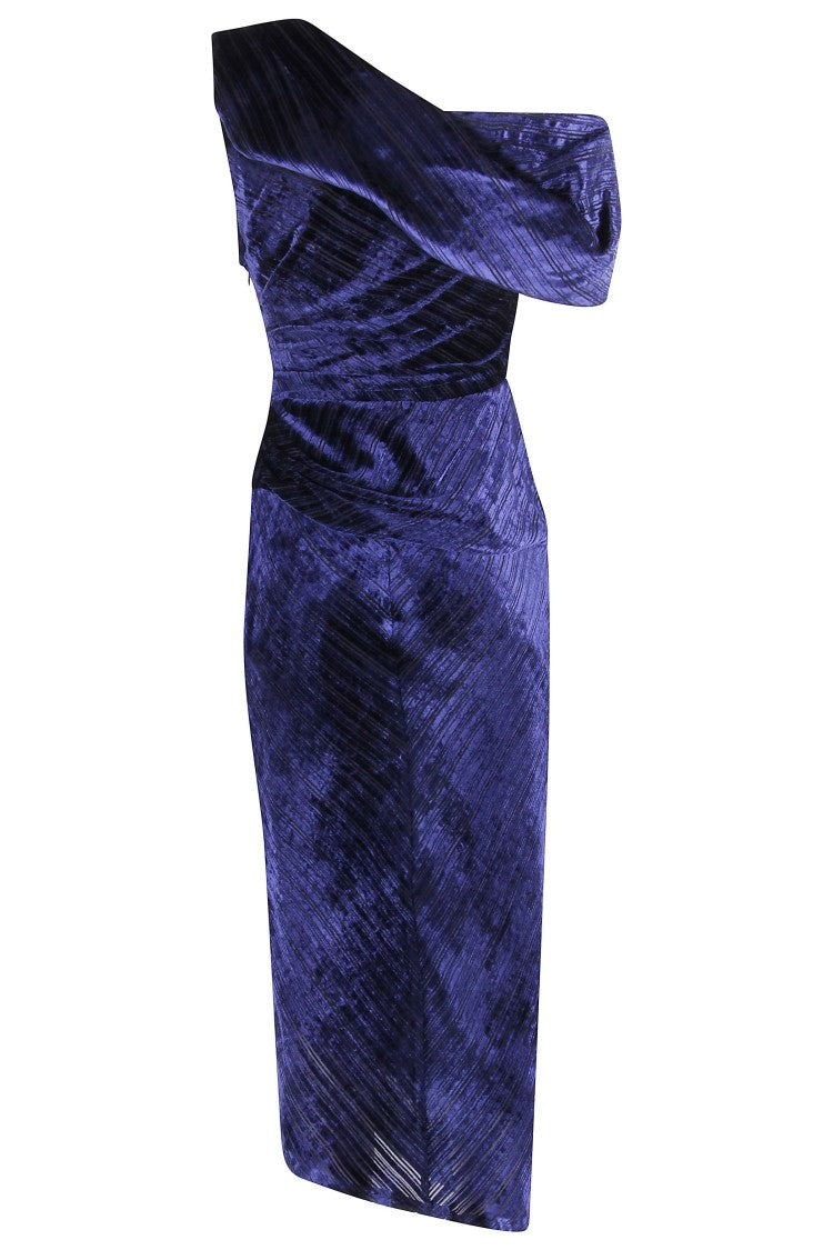 Isabel Marant Zebra Velvet Dévoré Midi Dress