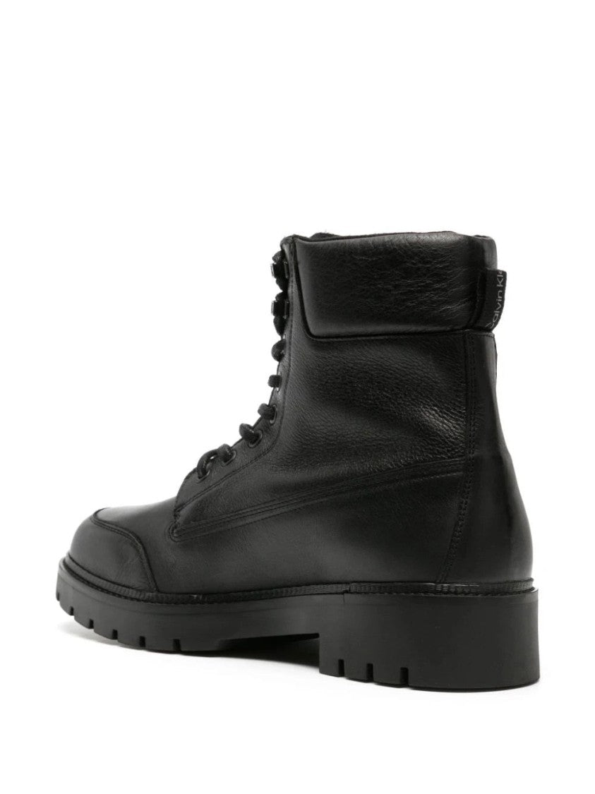 Calvin Klein Jeans Combat Laceup Booties