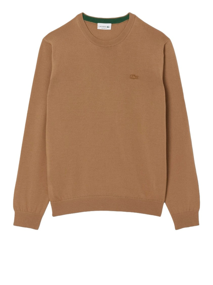 Lacoste Merino Wool Crew Neck Sweater