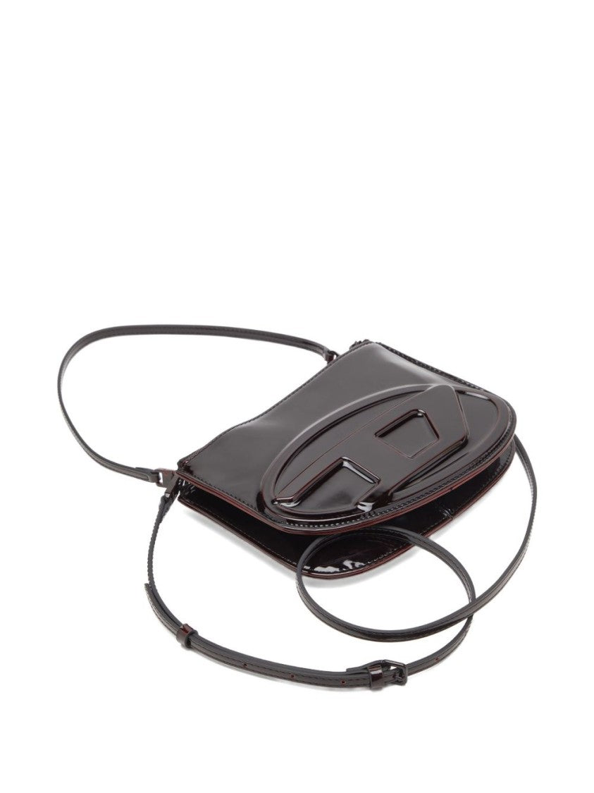 Diesel Rectangular Bag With Patent Finish