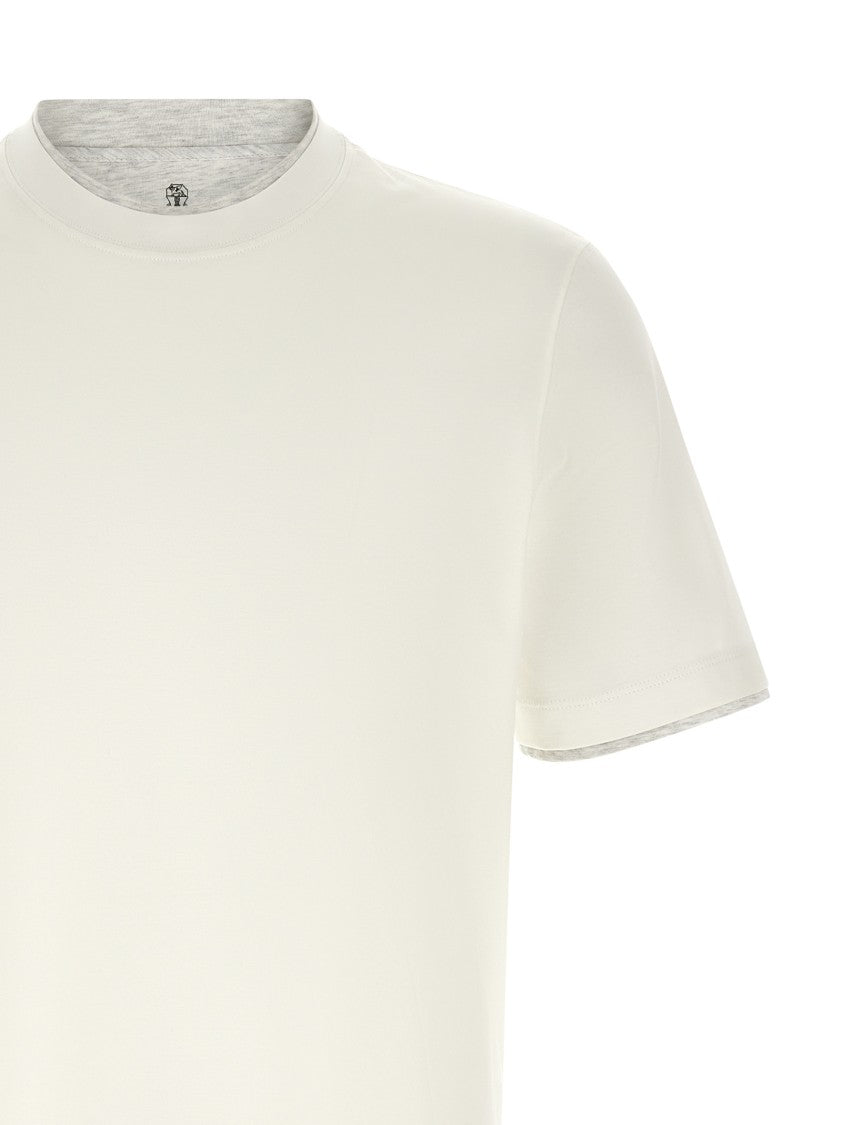 Brunello Cucinelli Double Layer T-Shirt