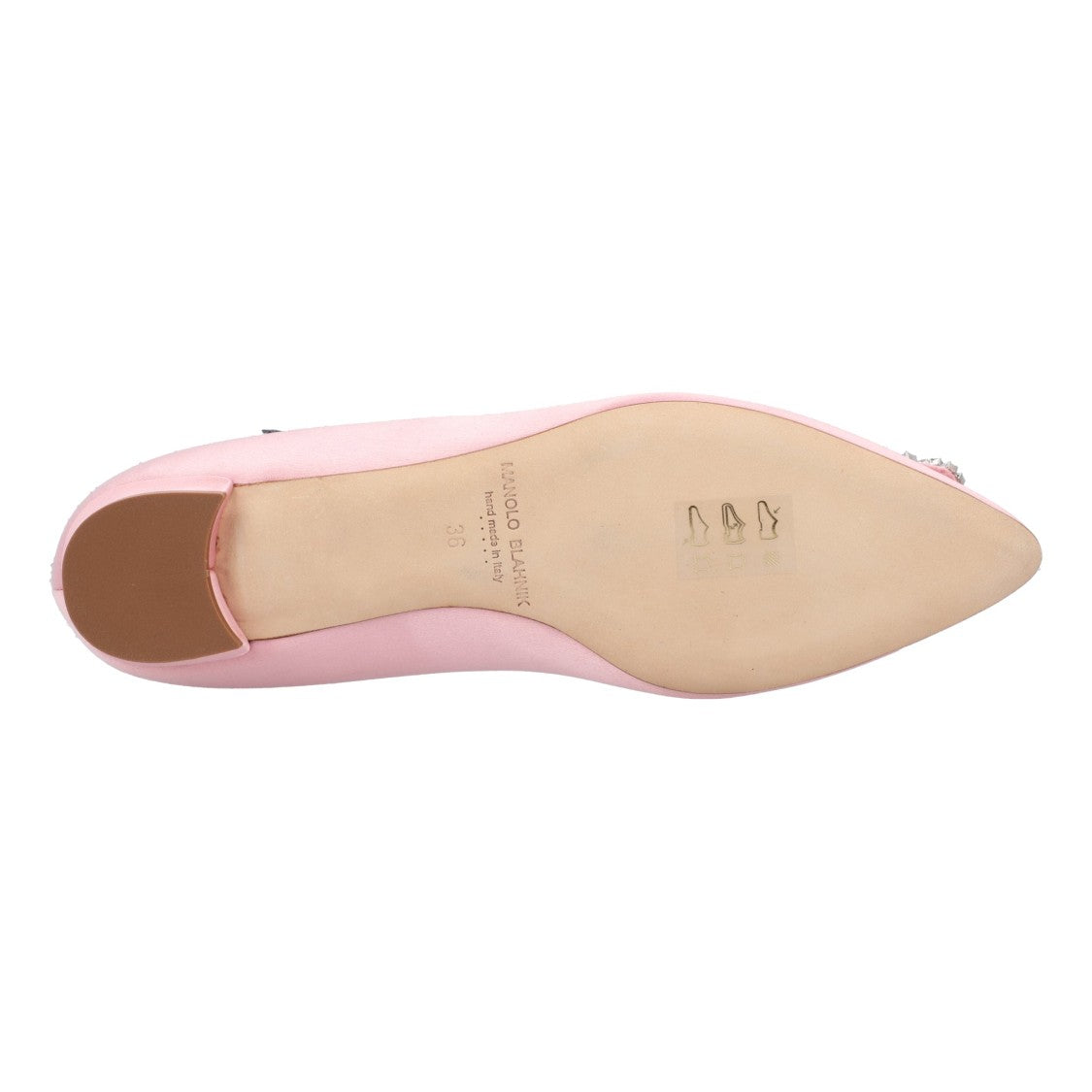 Manolo Blahnik Hangisi Ballerinas Pink
