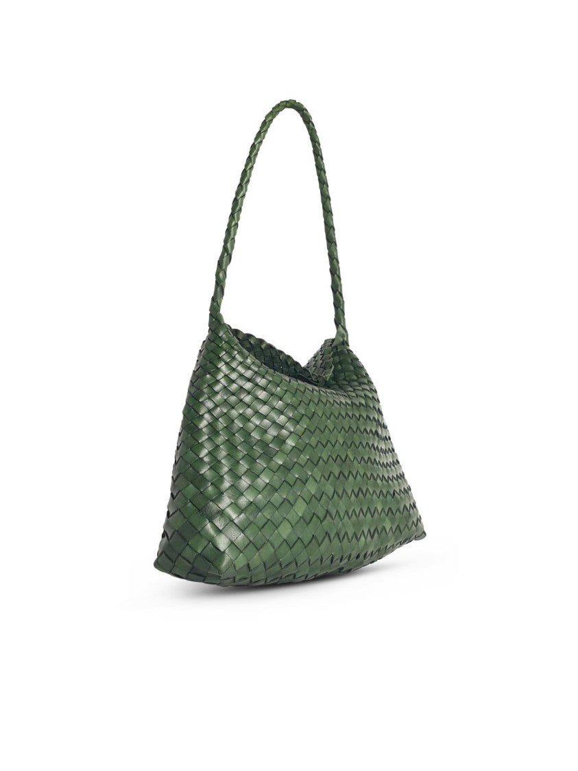 Dragon Diffusion 'Santa Maria' Leaf Green Leather Bag