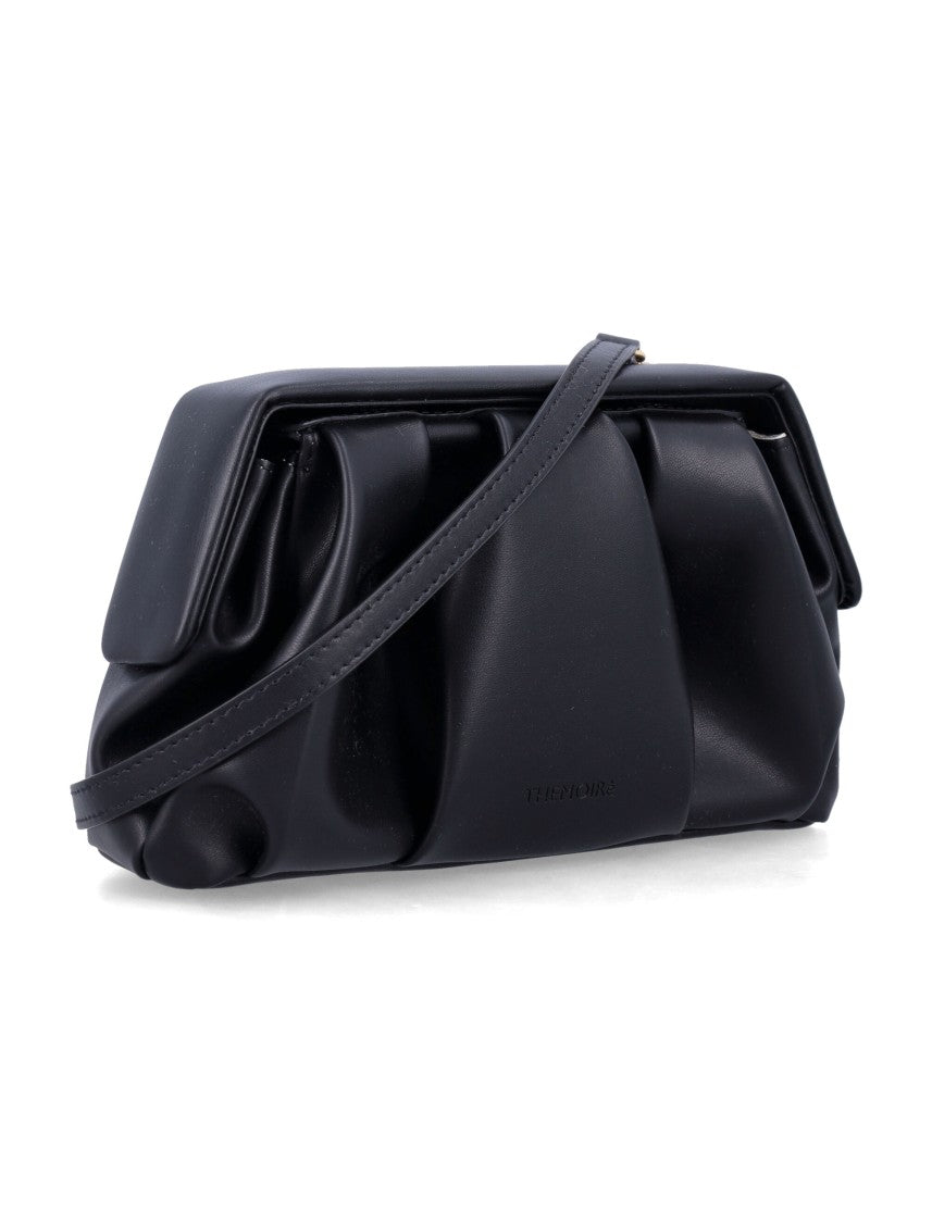 Themoirè Afrodite Black Vegan Leather Clutch