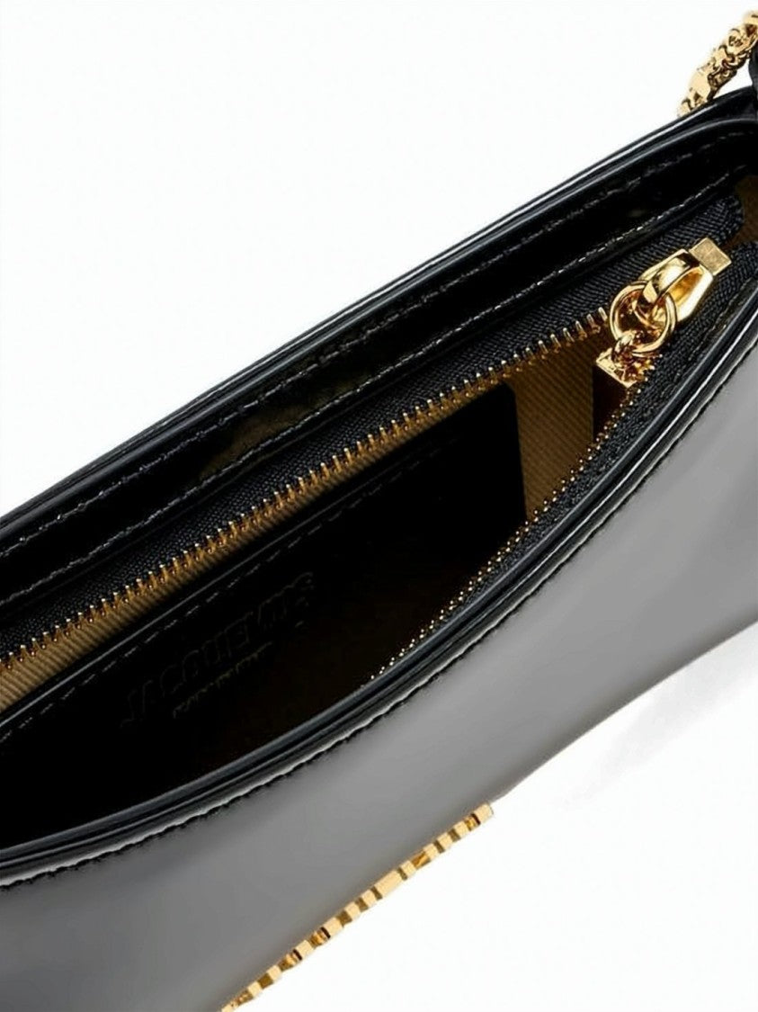 Jacquemus Compact Shoulder Bag In Smooth Leather