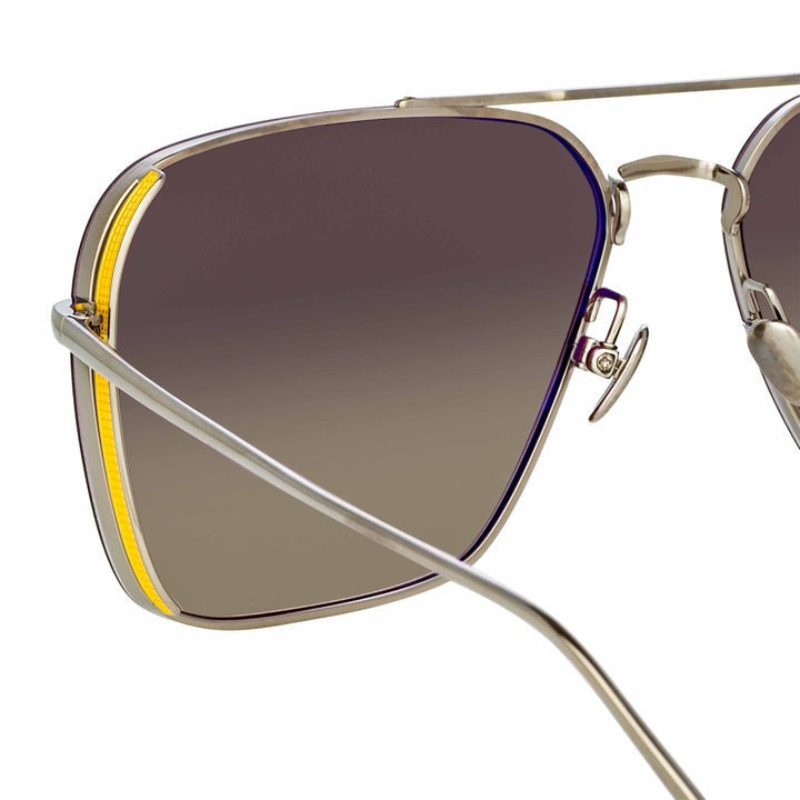 Linda Farrow The Asher - Aviator Sunglasses