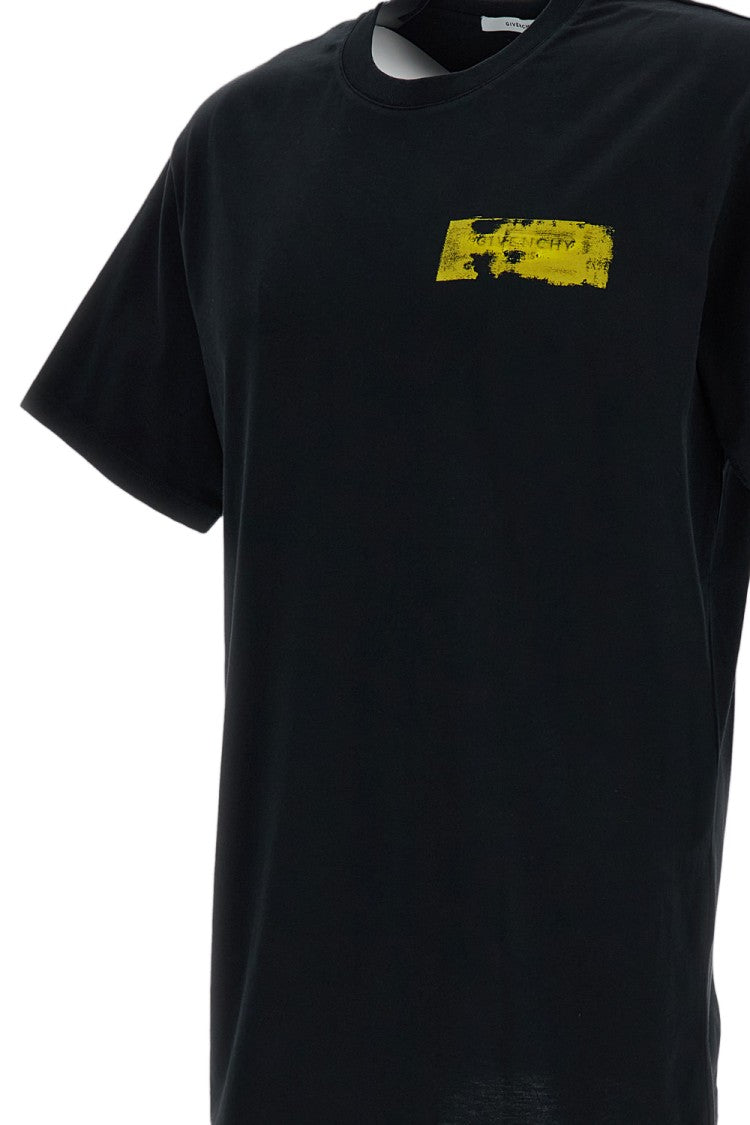 Givenchy Black Givenchy Logo Crewneck T-Shirt