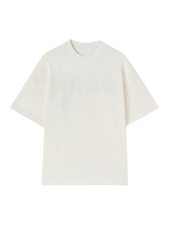 Jil Sander Boxy White T-Shirt With Crew Neckline
