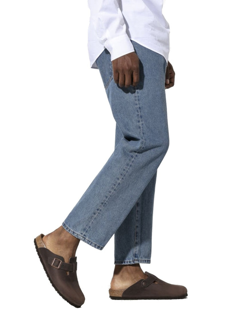 Birkenstock Comfort-Focused Oiled Nubuck Leather Sandals