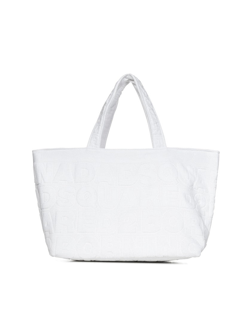 Dsquared2 Twin Beach Logo Shopping Bag