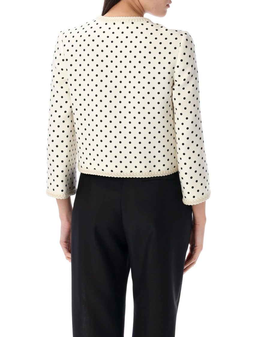 Valentino Garavani Cropped Jacket Pois