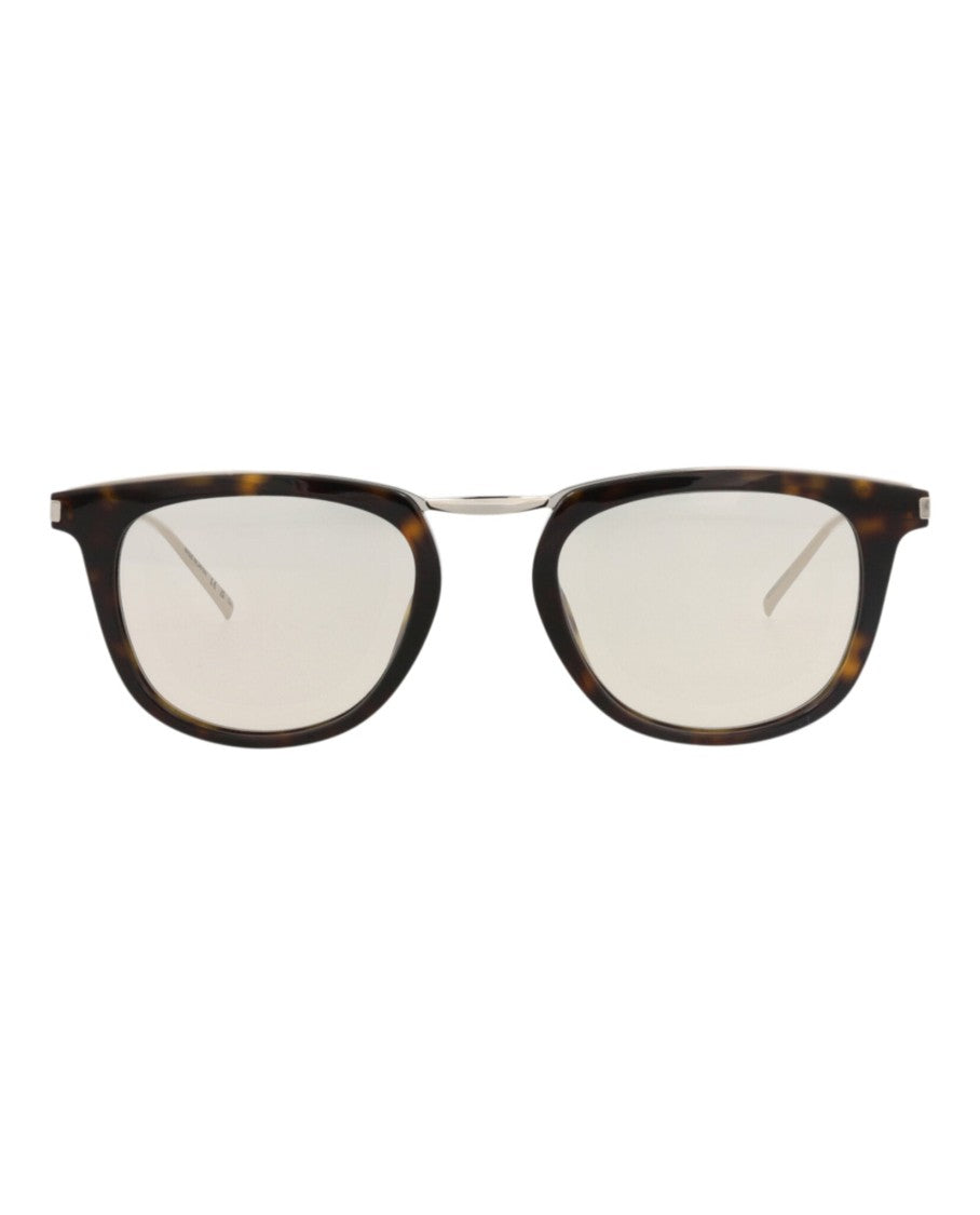 Saint Laurent Round-Frame Recycled Acetate Sunglasses